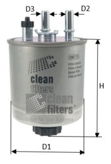 CLEAN FILTERS Degvielas filtrs DN2725